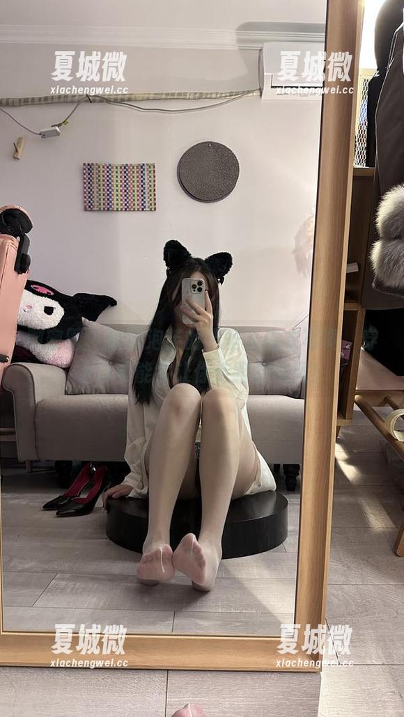 微密圈 - 玫桃泡芙的无圣光内衣写真，穿上它可能会让你走路都带风！