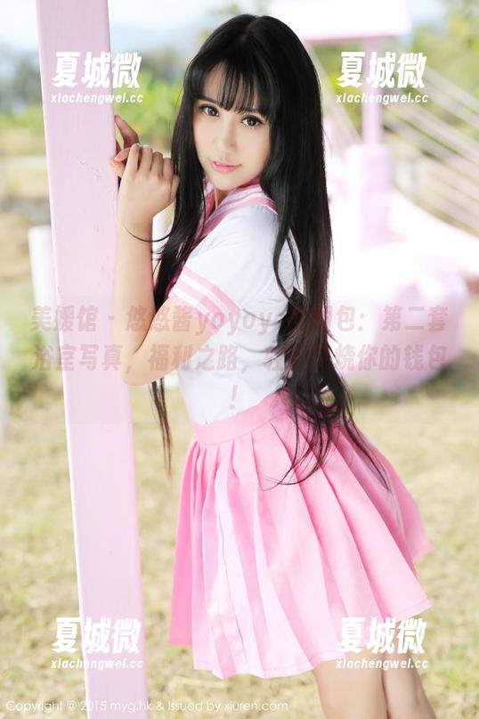 美媛馆 - 悠悠酱yoyoyo的图包：第二套浴室写真，福利之路，轻松燃烧你的钱包！